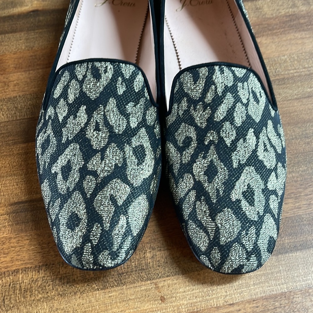 J. Crew animal print loafers. NWOT size 8 - Picture 7 of 10